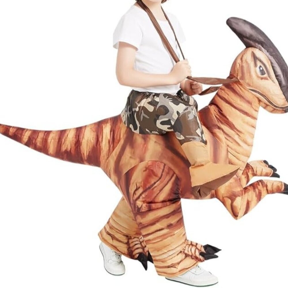 GOOSH Dinosaur Costume for Kids Halloween Costume Original Inflatable Dinosaur B
